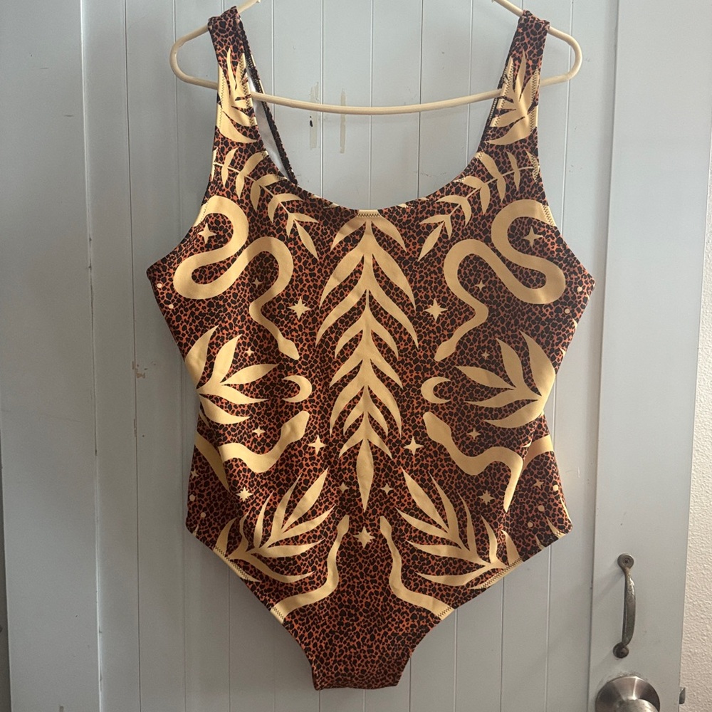 Animal Print One-Piece Swimsuit